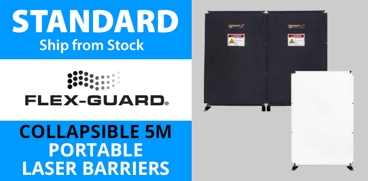 5M Collapsible FLEX-GUARD® Laser Safety Barriers