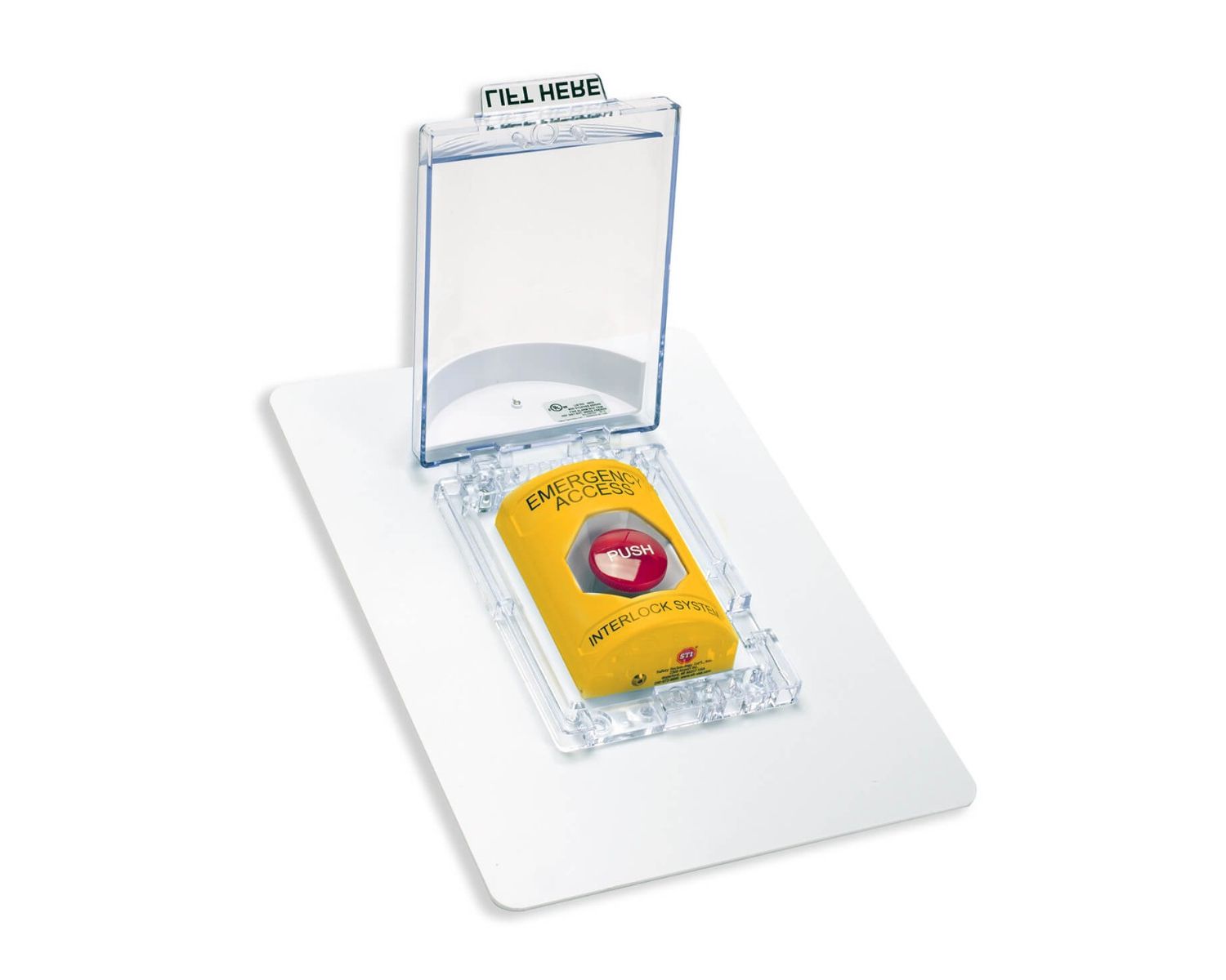 ENTRY-GUARD™ Emergency Access Mushroom Button with Weatherproof Cover