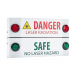 ENTRY-GUARD™ Illuminated Dual Status Sign for Laser Safety Interlock System