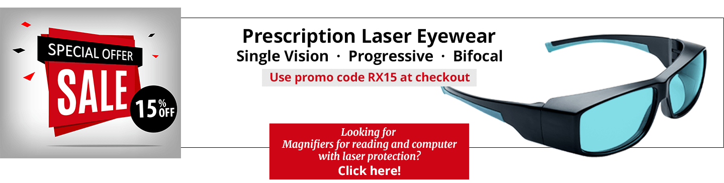 Laser Safety Prescription Eyewear